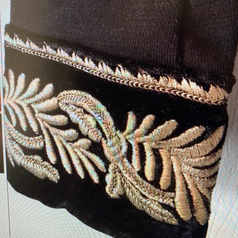 Denim & Supply Ralph Lauren Black Coat with White Trim - Picture 6 of 13